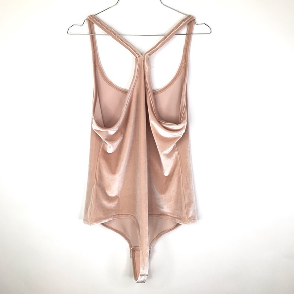 NEW Madewell Velvet Racerback Bodysuit - Picture 8 of 8